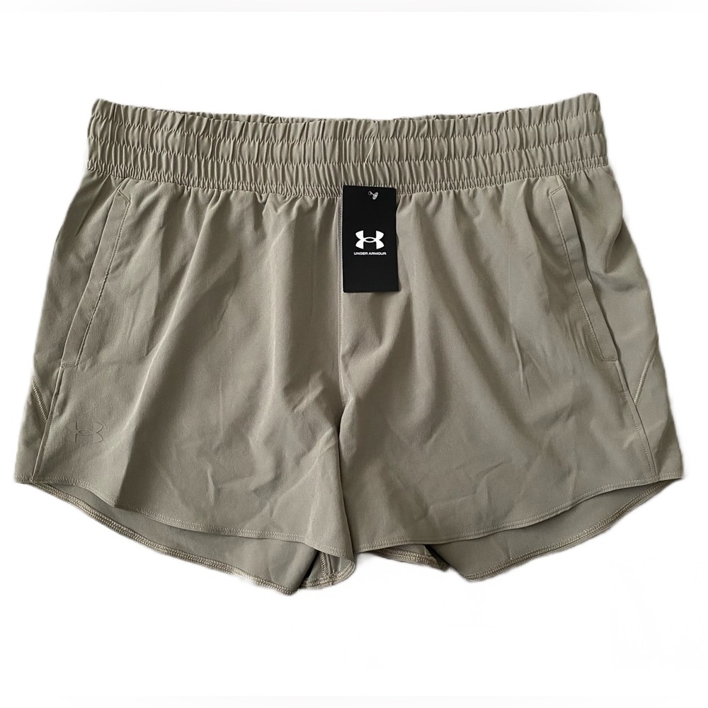 Under Armour Women's Flex Woven Shorts 3” Sage Green Size XL